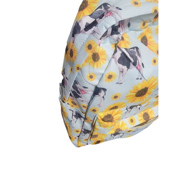 Cows and Sunflowers Yellow‎ Flower Girls Backpack - Picture 4 of 15